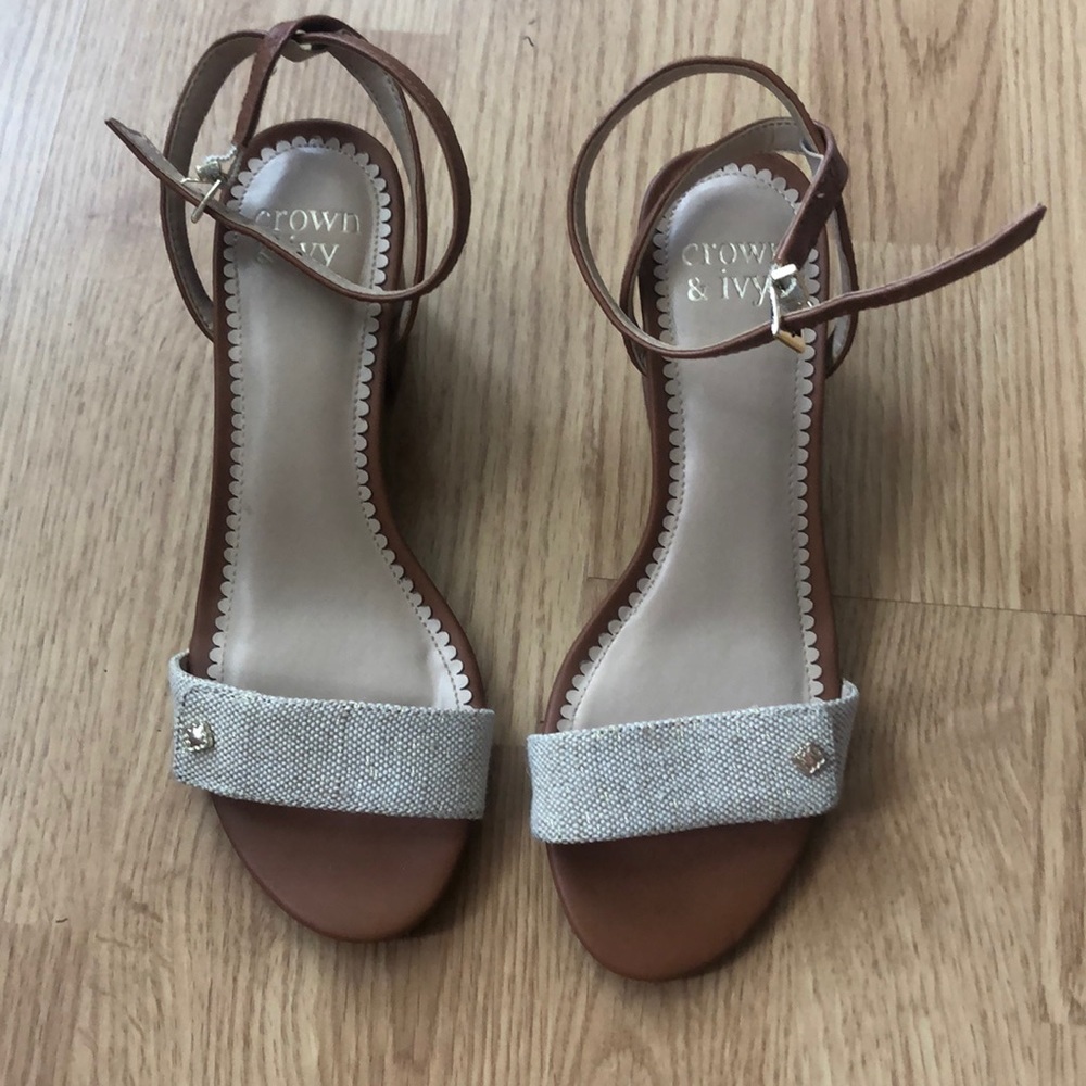 Crown & Ivy block heels